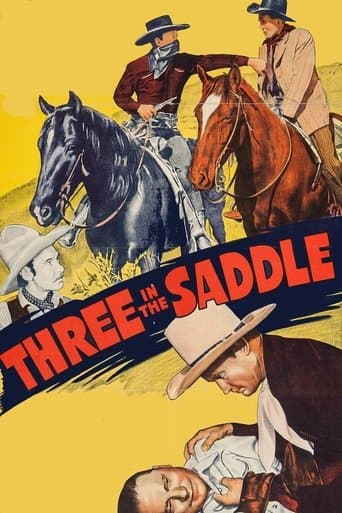 Movie poster for Three in the Saddle