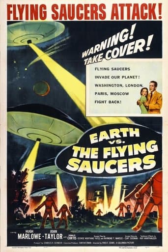 Movie poster for Earth vs. the Flying Saucers