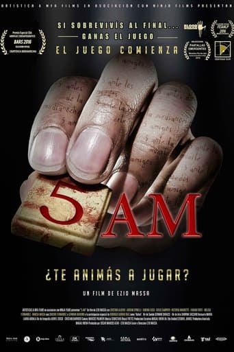 Movie poster for 5 A.M. Cinco ante los miedos