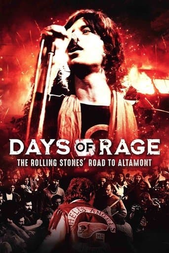 Movie poster for Days of Rage: The Rolling Stones' Road to Altamont
