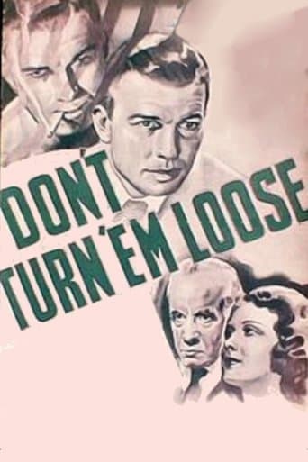 Movie poster for Don't Turn 'em Loose