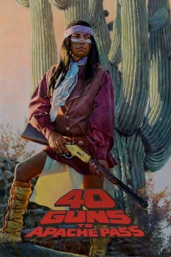 Movie poster for 40 Guns to Apache Pass