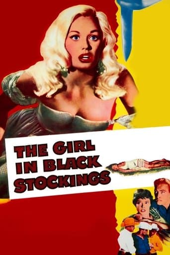 Movie poster for The Girl in Black Stockings