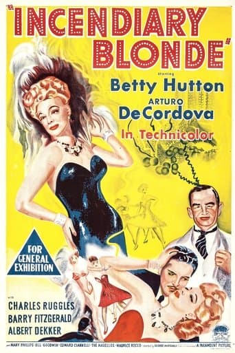Movie poster for Incendiary Blonde