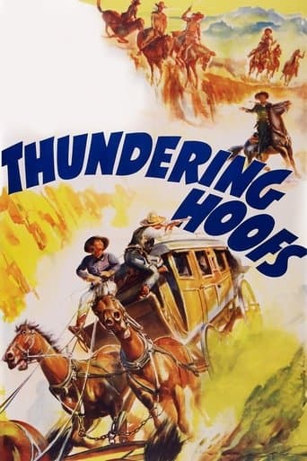 Movie poster for Thundering Hoofs