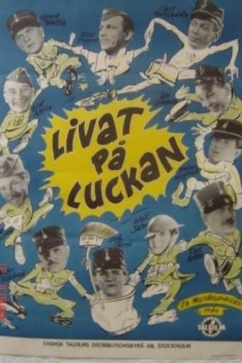 Movie poster for Livat på luckan