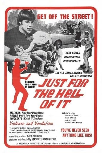 Movie poster for Just for the Hell of It