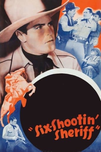 Movie poster for Six Shootin' Sheriff