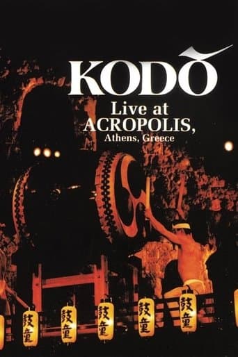 Movie poster for Kodo: Live at the Acropolis