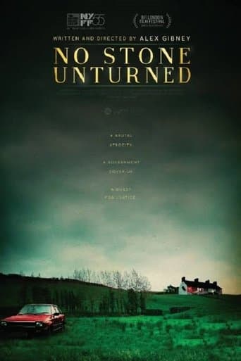 Movie poster for No Stone Unturned