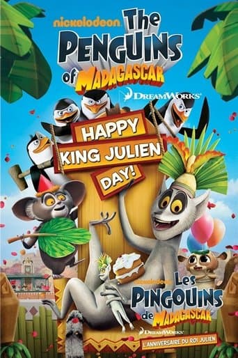 Movie poster for The Penguins of Madagascar: Happy King Julien Day