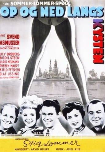 Movie poster for Op og ned langs kysten