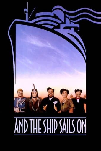 Movie poster for And the Ship Sails On