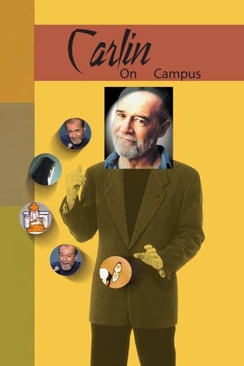 Movie poster for George Carlin: On Campus