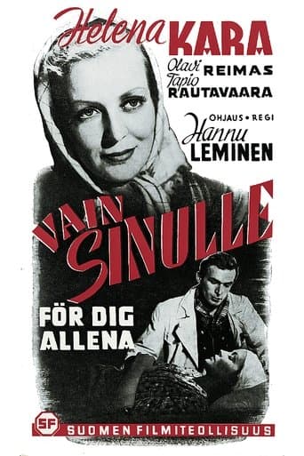 Movie poster for Vain sinulle