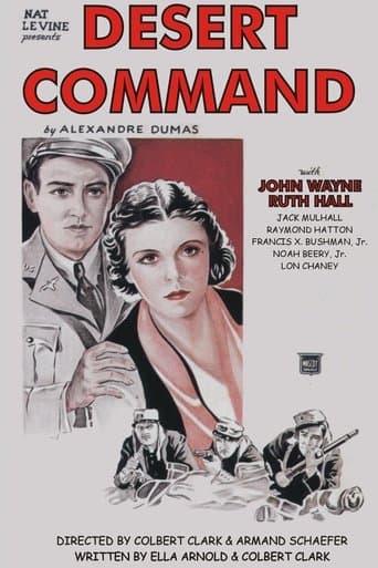Movie poster for Desert Command