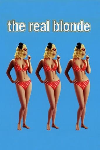 Movie poster for The Real Blonde