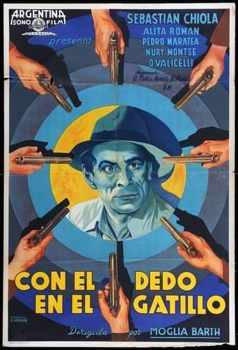 Movie poster for Con el dedo en el gatillo