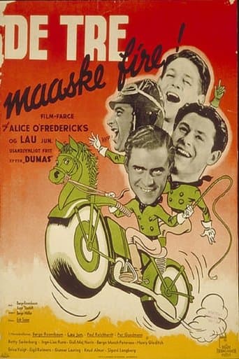 Movie poster for De tre måske fire