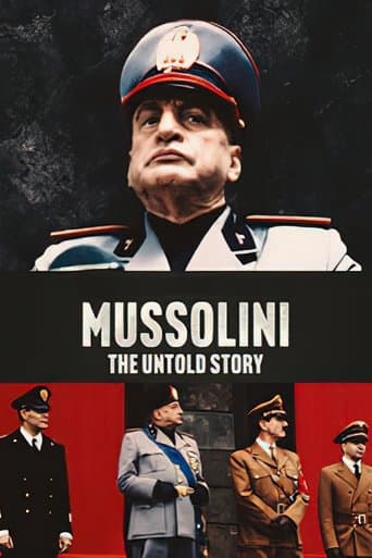 Movie poster for Mussolini: The Untold Story