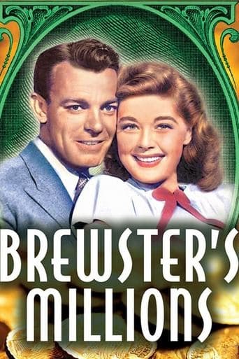 Movie poster for Brewster's Millions