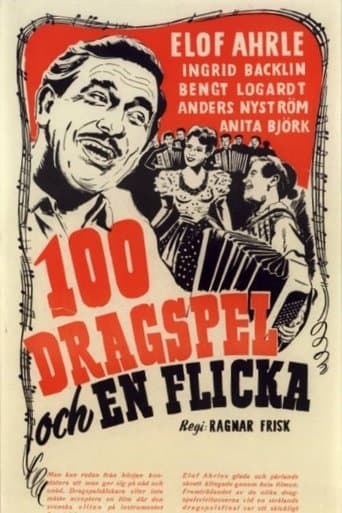 Movie poster for 100 dragspel och en flicka