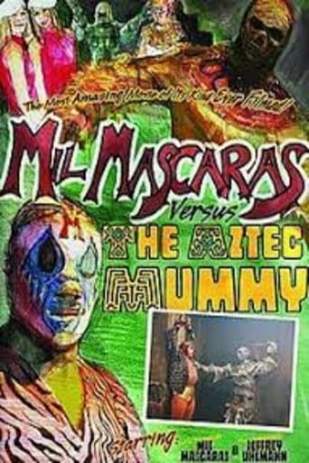 Movie poster for Mil Mascaras vs. the Aztec Mummy