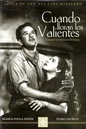 Movie poster for Cuando lloran los valientes