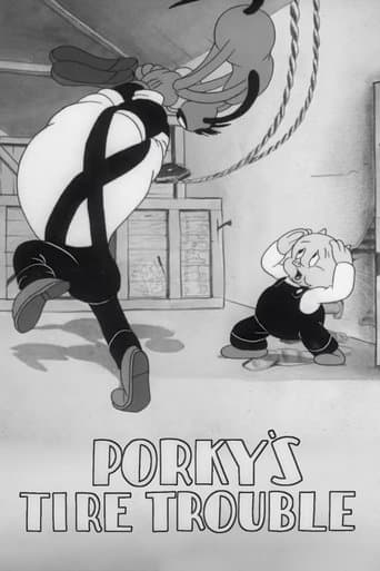 Movie poster for Porky's Tire Trouble