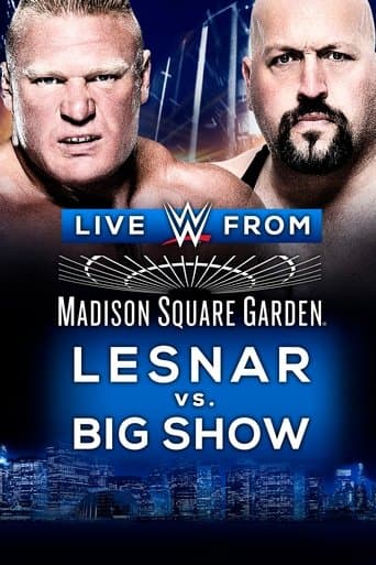 Movie poster for WWE Live from Madison Square Garden