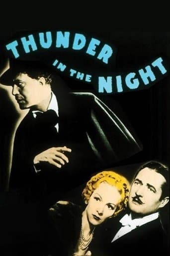 Movie poster for Thunder in the Night