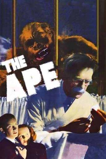 Movie poster for The Ape