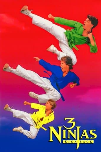 Movie poster for 3 Ninjas Kick Back