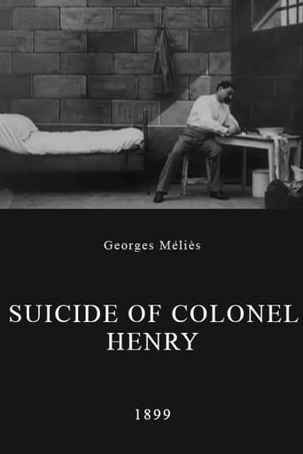 Movie poster for Suicide of Colonel Henry
