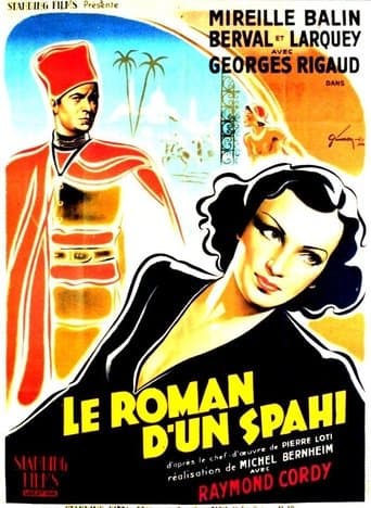 Movie poster for Le Roman d'un spahi