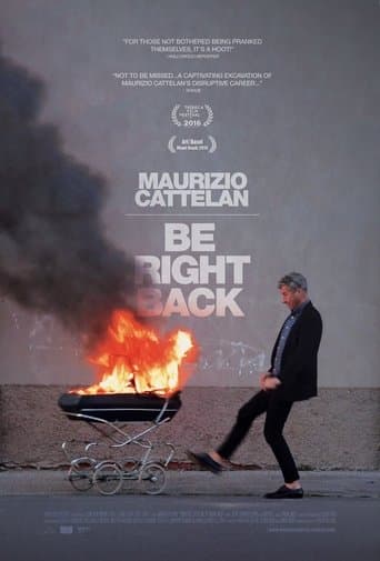 Movie poster for Maurizio Cattelan: Be Right Back