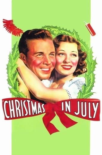 Movie poster for Christmas in July