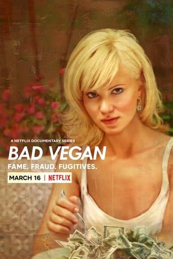 Movie poster for Bad Vegan: Fame. Fraud. Fugitives.