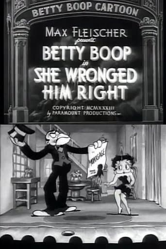 Movie poster for She Wronged Him Right
