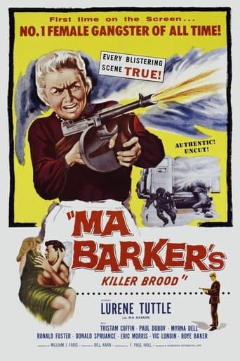 Movie poster for Ma Barker's Killer Brood