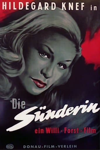 Movie poster for Die Sünderin