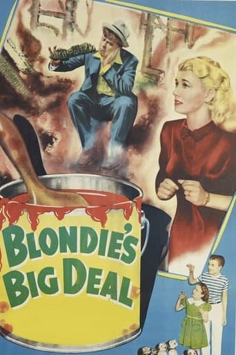 Movie poster for Blondie's Big Deal