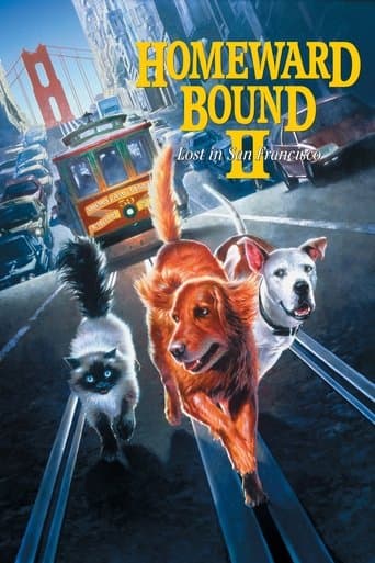 Movie poster for Homeward Bound II: Lost in San Francisco