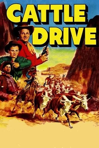 Movie poster for Cattle Drive