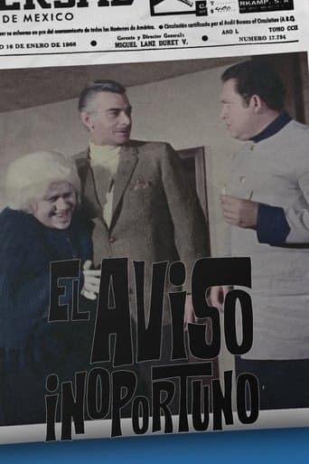 Movie poster for El aviso inoportuno