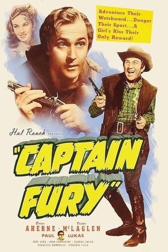 Movie poster for Captain Fury