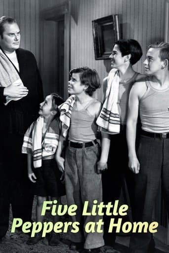 Movie poster for Five Little Peppers at Home