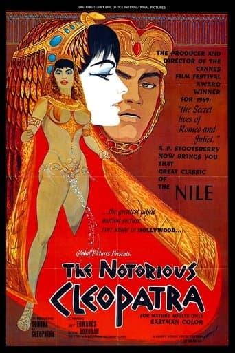 Movie poster for The Notorious Cleopatra