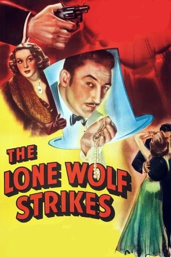 Movie poster for The Lone Wolf Strikes