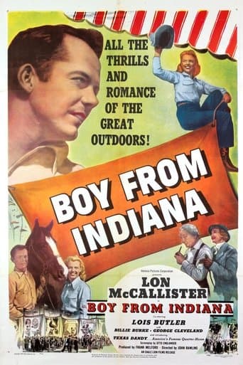Movie poster for The Boy From Indiana